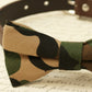 Dog camouflage Bow Tie collar, Pet wedding accessory, Gift , Wedding dog collar
