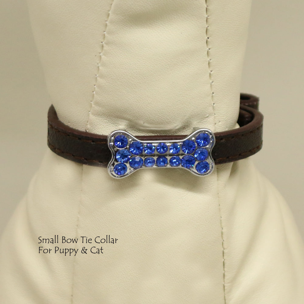 Copy of Dog Cat Collar, Leather, Charm, XS Collars,  Puppy collars, Cat Collar, kitten collar, Pet collar , Wedding dog collar