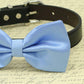 Blue Dog Bow Tie Collar-Blue wedding accessory, beach wedding, blue bow tie , Wedding dog collar