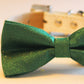 Emerald Green Dog Bow Tie attached to collar, Pet wedding , Wedding dog collar