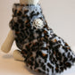 Leopard Dog Coat, clothing, Jacket, Pets Dress, Birthday gift , Wedding dog collar