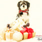 Plaid Red Dog Bow Tie to collar, dog birthday Gift , Wedding dog collar