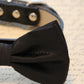 Black Dog Bow Tie attached to collar, Pet Wedding accessory, Dog lovers , Wedding dog collar