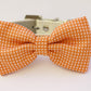 Orange Dog Bow tie, Thanksgiving accessory, Gift idea, Unique, Dog Lovers, Fall, Party idea , Wedding dog collar
