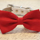 Red Dog Bow tie collar, Cute chic, Wedding gift, polka dots , Wedding dog collar