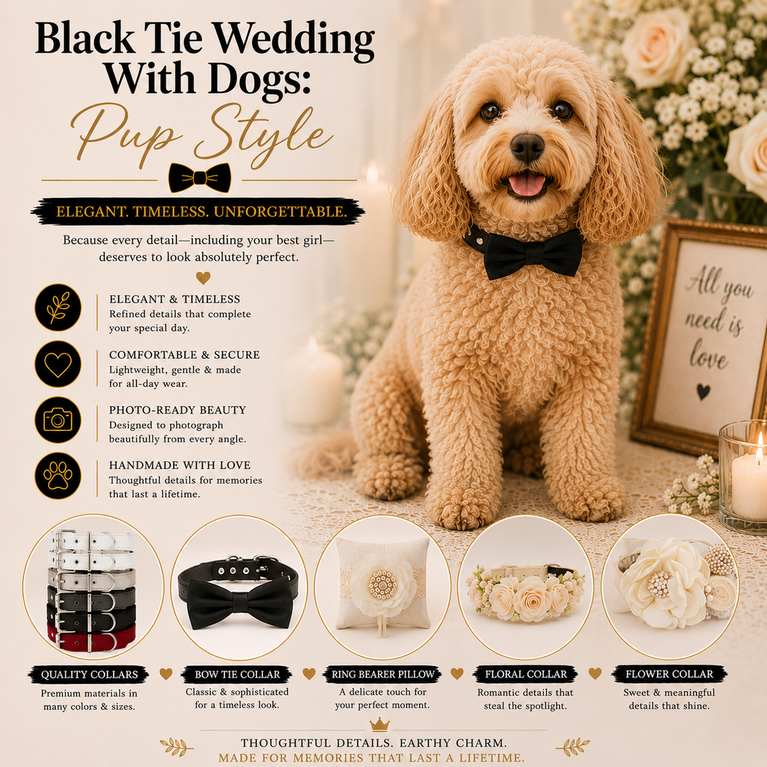 Black Tie Wedding With Dogs Pup Style