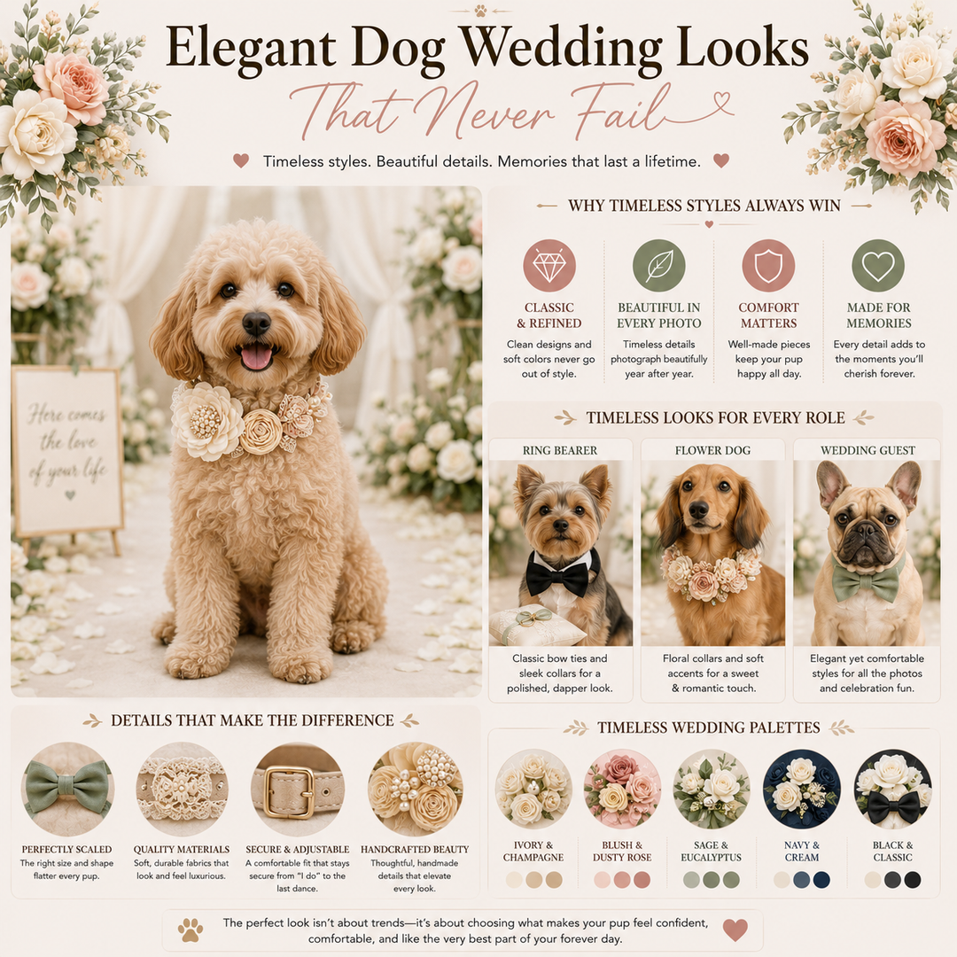 Elegant Dog Wedding Looks That Never Fail