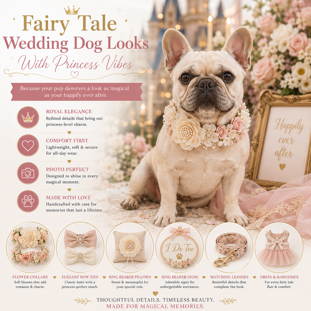 Fairy Tale Wedding Dog Looks With Princess Vibes