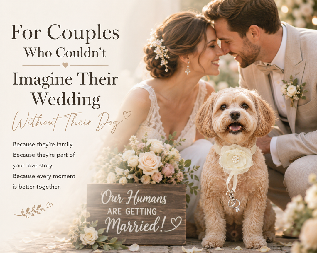 For Couples Who Couldn’t Imagine Their Wedding Without Their Dog
