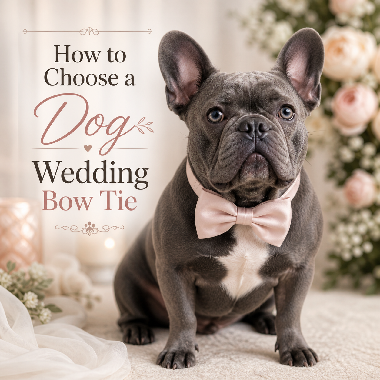 How to Choose a Dog Wedding Bow Tie