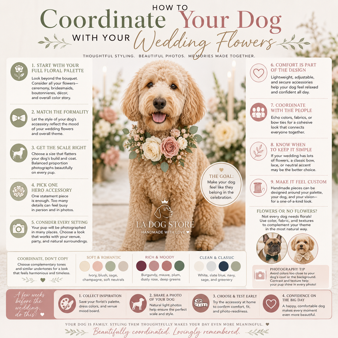 How to Coordinate Your Dog With Wedding Flowers