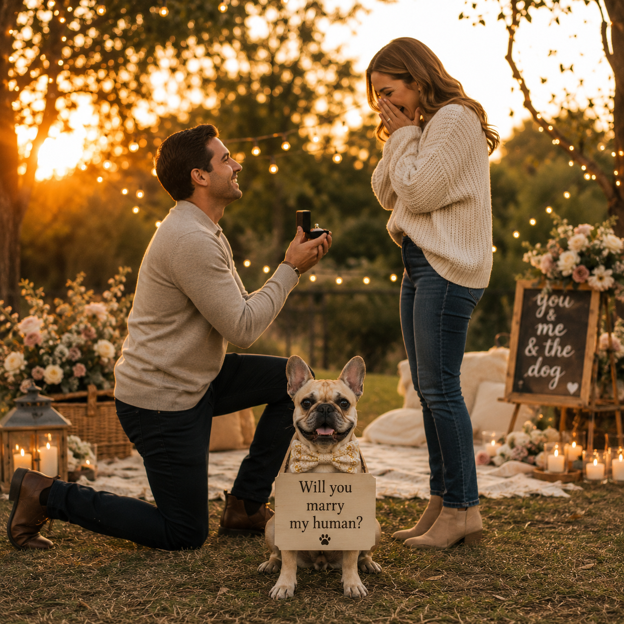 11 Creative Proposal Ideas Featuring Your Dog