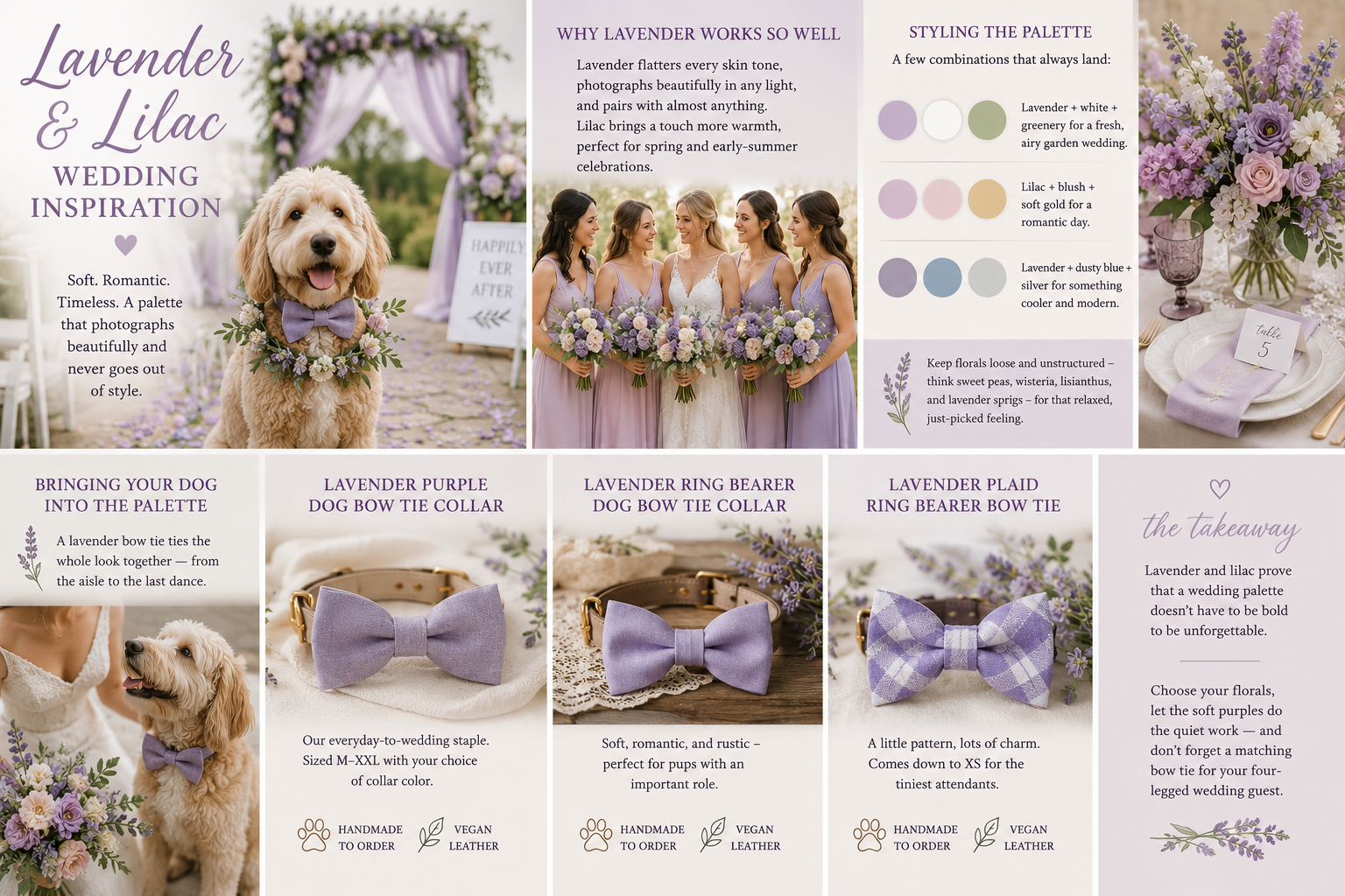 Lavender & Lilac Weddings Subtle and Beautiful