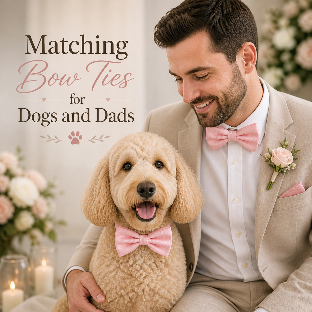 Matching Bow Ties for Dogs and Dads