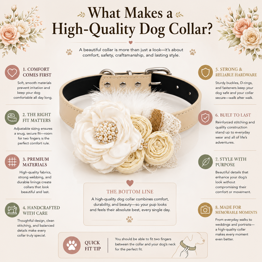 What Makes a High-Quality Dog Collar?