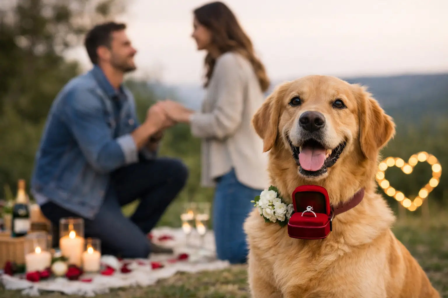 9 Simple & Romantic Ways to Propose With Your Dog