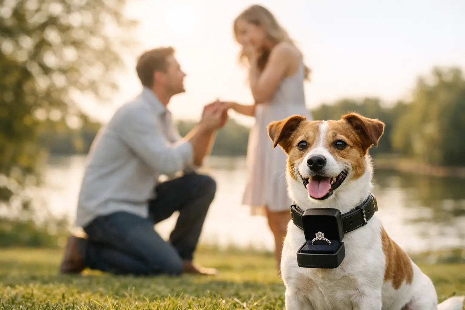 How to Use a Dog Collar for the Perfect Proposal
