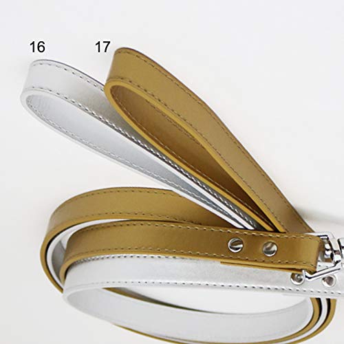White Dog Leash, White Leather Leash, Pet Accessories, White, Dog Leash, Dog Accessory