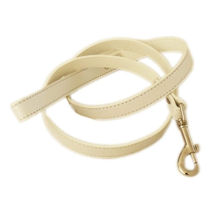 White Dog Leash, White Leather Leash, Pet Accessories, White, Dog Leash, Dog Accessory