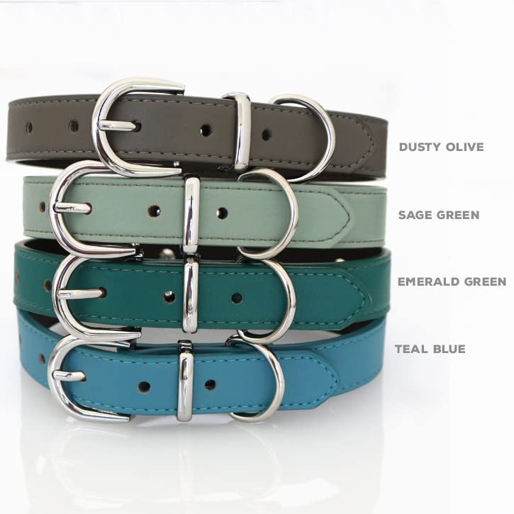 Blue Bow tie collar Leather Ivory Blue orange yellow Navy Aqua or Gray collar dog ring bearer, handmade