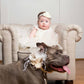 Rustic Ivory Floral wedding dog collar, Pet wedding accessory, Pearls, Rhinestone , Wedding dog collar