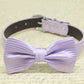 Lavender Dog Bow Tie, Pet Wedding accessories, Lavender wedding , Wedding dog collar
