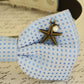 Blue Dog Bow tie attached to collar, beach wedding , Wedding dog collar