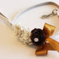 Gold Brown Custom Leash, Pet Wedding accessory, Gold wedding accessory, Custom Dog Leash , Wedding dog collar