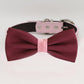Burgundy blush bow tie collar, handmade Puppy bow tie, XS to XXL collar and bow adjustable Dog ring bearer ring bearer , Wedding dog collar