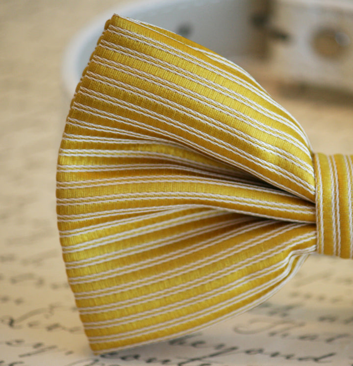 Gold Dog Bow Tie, Pet Wedding accessory, Gold wedding idea, Dog Bow tie, Gold Pet accessory , Wedding dog collar