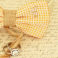 Wedding dog bow tie ring bearer collar, Charm, Burlap , Wedding dog collar