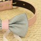 Pink Dog Bow Tie ring bearer, Pet Wedding, Pink wedding, Proposal , Wedding dog collar