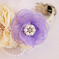 Ivory Lavender wedding dog collar flower beaded pearl collar, handmade, Dog ring bearer, proposal or every day use, M to XXL collar , Wedding dog collar