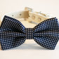 Navy Dog Bow Tie collar, Dog Lovers, Navy wedding accessory, Dog birthday , Wedding dog collar