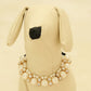 Dog jewelry- Pet accessories, Rhinestone and pearls,Dog beaded Necklace, Pearl Necklace , Wedding dog collar