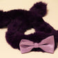 Purple Dog Shawl, Purple Shaw with Cute Purple Bow, Cute Chic Dog Accessory, Dog Scarves , Wedding dog collar