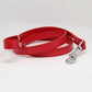 Red dog Leash, Pet Wedding accessory, Red Leather leash, Dog Lovers, Dog Leash, Custom Red leash , Wedding dog collar