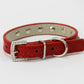 Rhinestone dog Collar, Red Leather collar , Wedding dog collar