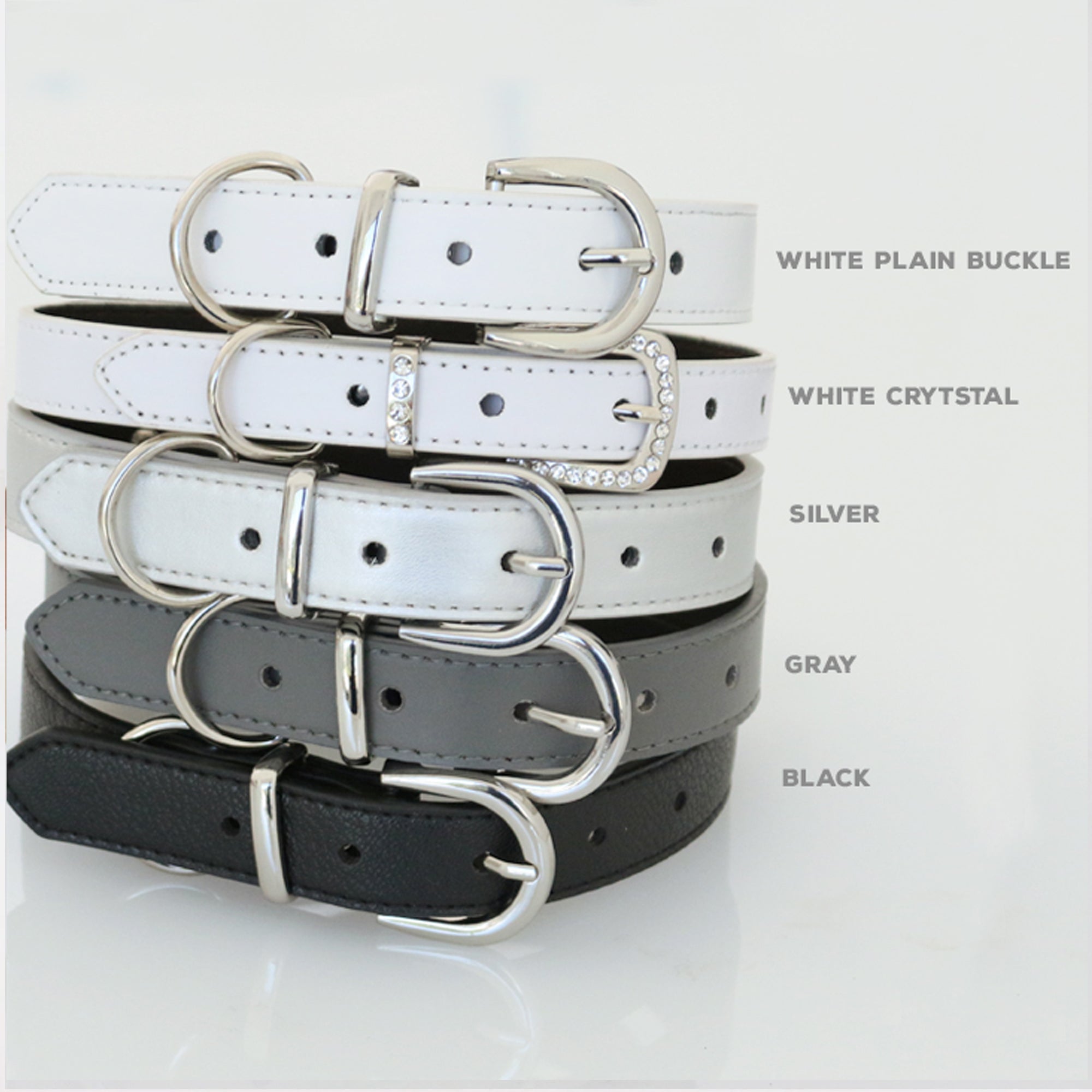 Plain white hotsell dog collar