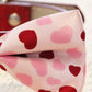 Heart Dog Bow tie collar, Wedding gift, pink red , Wedding dog collar