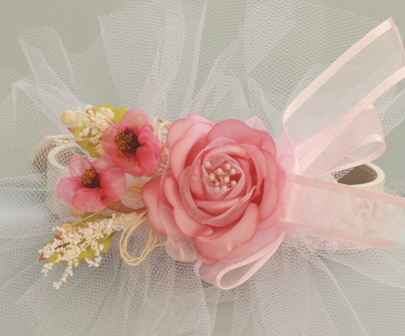 Pink Wedding Dog Collar with Pink flowers, Wedding idea , Wedding dog collar