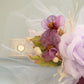 Purple Wedding Dog Collar, White Leather Collar with Purple flowers, Unique Wedding Dog Collar , Wedding dog collar