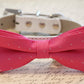 Pink Dog Bow tie, Pink Chic dog bow tie- Pink wedding accessory- Pink dog bow tie , Wedding dog collar
